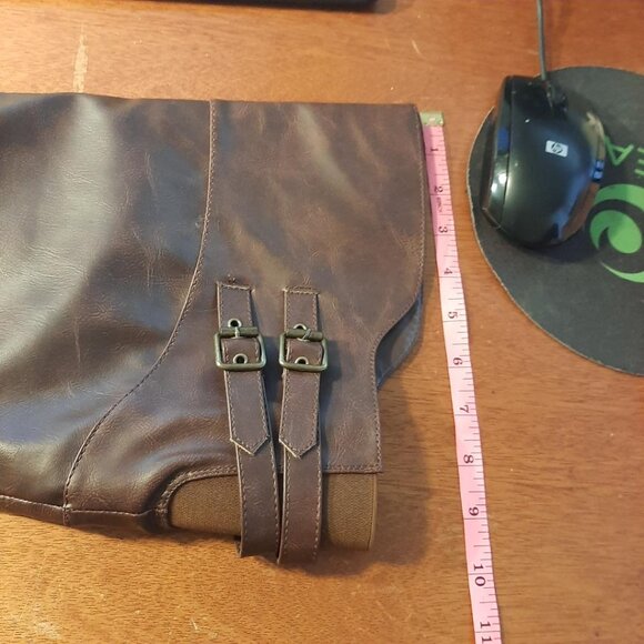 NEW ! Journey Collection Tori Extra Wide Calf Faux Leather Boot Brown Size 9 - Picture 6 of 7